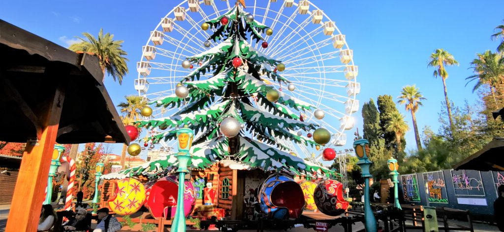 Le marché de Noel de Nice 2022 avec son manège sapin et sa grande roue